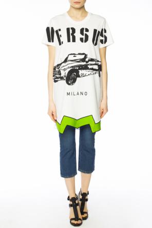 Long t-shirt with logo, zdjęcie 2 Long t-shirt with logo od Versace Versus